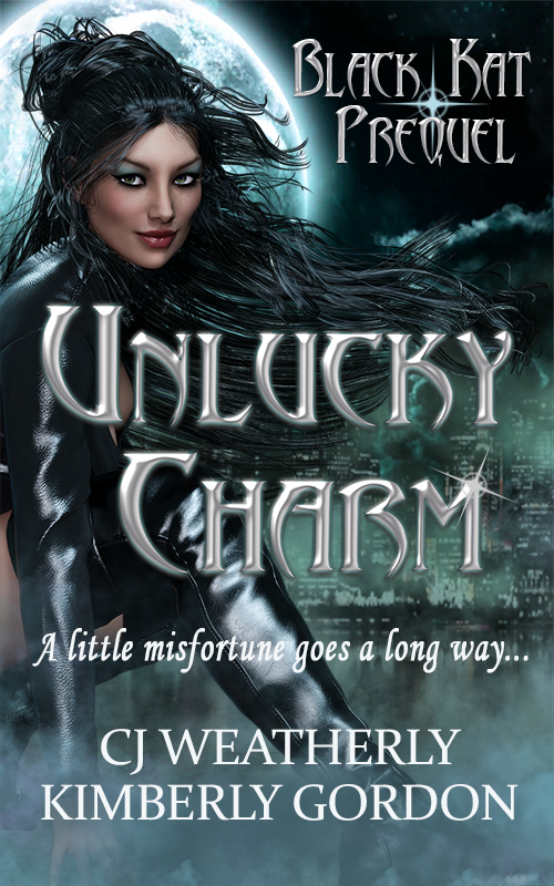 My first book cover design for Unlucky Charm, published in October 2016. 